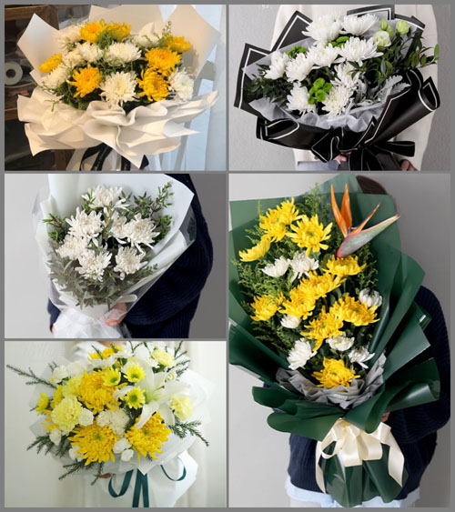 湖北孝感市云梦县清明河乡蒿子港村白事花束代送